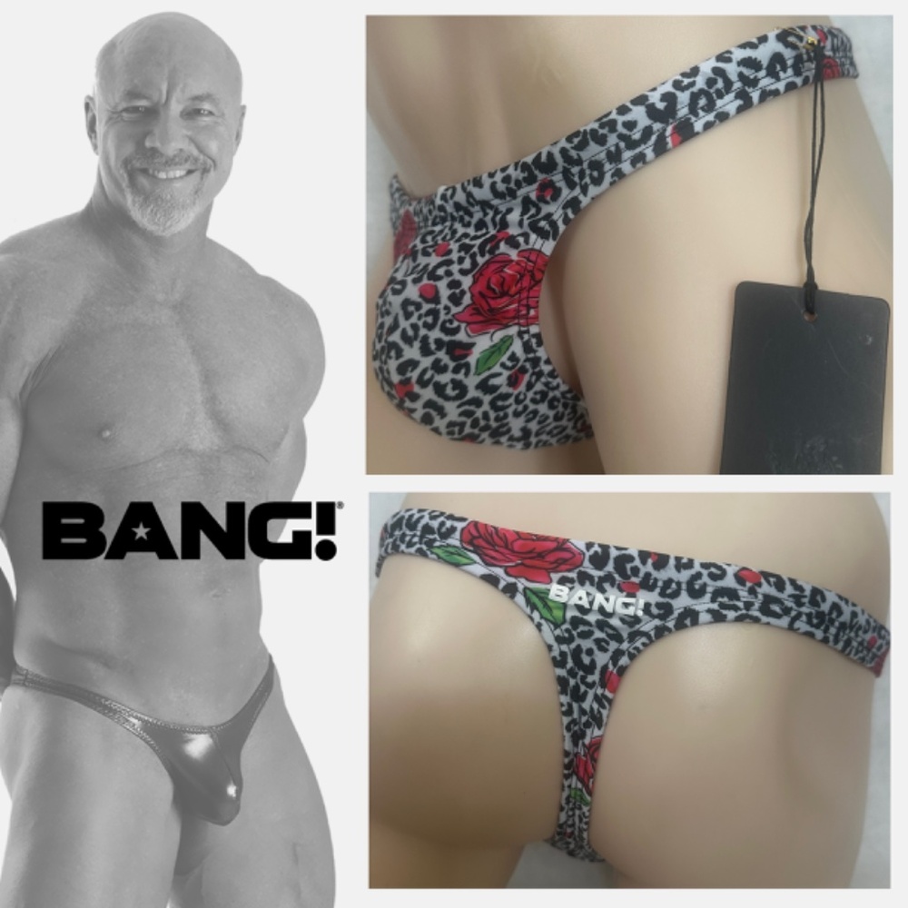 Bang Swimsuit Thong Style Sizes runs small New with tags 83% polyester